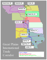 Great Plains International  Trade Corridor Ports of Entry