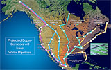 Proposed transportation corridors will included water pipelines